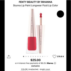 FENTY BEAUTY BY RIHANNA STUNNA LIP PAINT 🎨